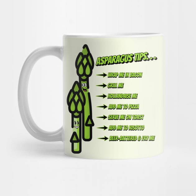 Funny Asparagus Tips by HolidayBug